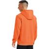 imageMAGCOMSEN Fleece Lined Hoodies for Men Pullover Casual Fashion Sweatshirts Thermal Athletic Hoody with Kanga PocketOrange