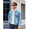 imageMAGCOMSEN Fleece Lined Hoodies for Men Pullover Casual Fashion Sweatshirts Thermal Athletic Hoody with Kanga PocketWhite
