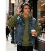 imageMAGCOMSEN Mens Fleece Lined Hoodies Fashion Casual Athletic Hoody Pullover Plain Sweatshirts with Kangaroo PocketArmygreen