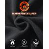 imageMAGCOMSEN Mens Fleece Lined Hoodies Fashion Casual Athletic Hoody Pullover Plain Sweatshirts with Kangaroo PocketBlack