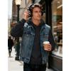 imageMAGCOMSEN Mens Fleece Lined Hoodies Fashion Casual Athletic Hoody Pullover Plain Sweatshirts with Kangaroo PocketBlack