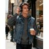 imageMAGCOMSEN Mens Fleece Lined Hoodies Fashion Casual Athletic Hoody Pullover Plain Sweatshirts with Kangaroo PocketGray