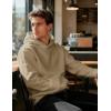 imageMAGCOMSEN Mens Fleece Lined Hoodies Fashion Casual Athletic Hoody Pullover Plain Sweatshirts with Kangaroo PocketKhaki
