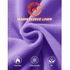 imageMAGCOMSEN Mens Fleece Lined Hoodies Fashion Casual Athletic Hoody Pullover Plain Sweatshirts with Kangaroo PocketLtpurple