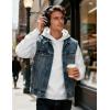 imageMAGCOMSEN Mens Fleece Lined Hoodies Fashion Casual Athletic Hoody Pullover Plain Sweatshirts with Kangaroo PocketWhite