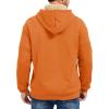imageMAGCOMSEN Mens Hoodie Pullover Fleece Sweatshirts Heavyweight Sherpa Lined Thick Warm Winter Hoodies with Kangaroo PocketOrange