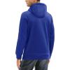 imageMAGCOMSEN Mens Hoodies Fleece Lined Casual Athletic Sweatshirts Pullover with Kangaroo PocketBright Blue