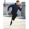 imageMAGCOMSEN Mens Hoodies Fleece Lined Casual Athletic Sweatshirts Pullover with Kangaroo PocketNavy