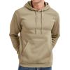 imageMAGCOMSEN Mens Hoodies Fleece Lined Sweatshirts Drawstring Casual Workout Midweight Pullover With Kangaroo PocketKhaki