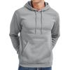 imageMAGCOMSEN Mens Hoodies Fleece Lined Sweatshirts Drawstring Casual Workout Midweight Pullover With Kangaroo PocketLightgray