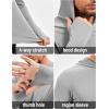 imageMAGCOMSEN Mens Sun Shirts UPF 50 Long Sleeve Lightweight Hoodie Quick Dry Performance Workout Hiking Athletic ShirtLightgrey