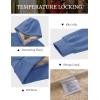 imageMAGCOMSEN Mens Zip Up Hoodie Sherpa Lined Hooded Sweatshirt Winter Heavyweight Hoodies Warm Thick Fleece JacketGray Blue