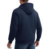 imageMAGCOMSEN Mens Zip Up Hoodie Sherpa Lined Hooded Sweatshirt Winter Heavyweight Hoodies Warm Thick Fleece JacketNavy