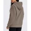 imageMAGCOMSEN Oversized Hoodies for Women Fleece Pullover Sweatshirts Warm Cozy Sweaters Workout Winter Fall HoodieCoffee Grey
