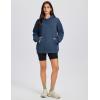 imageMAGCOMSEN Oversized Hoodies for Women Fleece Pullover Sweatshirts Warm Cozy Sweaters Workout Winter Fall HoodieDark Blue