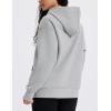 imageMAGCOMSEN Oversized Hoodies for Women Fleece Pullover Sweatshirts Warm Cozy Sweaters Workout Winter Fall HoodieLight Grey