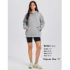 imageMAGCOMSEN Oversized Hoodies for Women Fleece Pullover Sweatshirts Warm Cozy Sweaters Workout Winter Fall HoodieLight Grey
