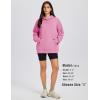 imageMAGCOMSEN Oversized Hoodies for Women Fleece Pullover Sweatshirts Warm Cozy Sweaters Workout Winter Fall HoodiePink