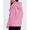 imageMAGCOMSEN Oversized Hoodies for Women Fleece Pullover Sweatshirts Warm Cozy Sweaters Workout Winter Fall HoodiePink