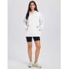 imageMAGCOMSEN Oversized Hoodies for Women Fleece Pullover Sweatshirts Warm Cozy Sweaters Workout Winter Fall HoodieWhite