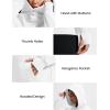 imageMAGCOMSEN Oversized Hoodies for Women Fleece Pullover Sweatshirts Warm Cozy Sweaters Workout Winter Fall HoodieWhite