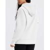 imageMAGCOMSEN Oversized Hoodies for Women Fleece Pullover Sweatshirts Warm Cozy Sweaters Workout Winter Fall HoodieWhite