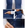 imageMAGCOMSEN Womens Cropped Puffer Vest Lightweight Zip Up Stand Collar Winter Fashion Outerwear Sleeveless Padded GiletDarkblue