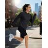 imageMAGCOMSEN Womens UPF 50 Sun Protection Hoodie Long Sleeve Lightweight Quick Dry Shirt Athletic Outdoor Fishing HikingBlack