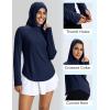 imageMAGCOMSEN Womens UPF 50 Sun Protection Hoodie Long Sleeve Lightweight Quick Dry Shirt Athletic Outdoor Fishing HikingNavy