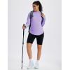 imageMAGCOMSEN Womens UPF 50 Sun Protection Hoodie Long Sleeve Lightweight Quick Dry Shirt Athletic Outdoor Fishing HikingTaro Purple