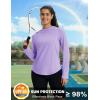 imageMAGCOMSEN Womens UPF 50 Sun Protection Hoodie Long Sleeve Lightweight Quick Dry Shirt Athletic Outdoor Fishing HikingTaro Purple