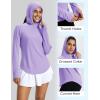 imageMAGCOMSEN Womens UPF 50 Sun Protection Hoodie Long Sleeve Lightweight Quick Dry Shirt Athletic Outdoor Fishing HikingTaro Purple