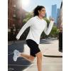imageMAGCOMSEN Womens UPF 50 Sun Protection Hoodie Long Sleeve Lightweight Quick Dry Shirt Athletic Outdoor Fishing HikingWhite