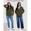 imageMAGCOMSEN Womens Zip Up Hoodies Sherpa Fleece Lined Sweatshirts Hooded Winter Coat Thick Warm Jackets Casual Cold WeatherArmy Green