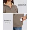 imageMAGCOMSEN Womens Zip Up Hoodies Sherpa Fleece Lined Sweatshirts Hooded Winter Coat Thick Warm Jackets Casual Cold WeatherCoffee Gray