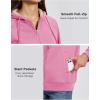 imageMAGCOMSEN Womens Zip Up Hoodies Sherpa Fleece Lined Sweatshirts Hooded Winter Coat Thick Warm Jackets Casual Cold WeatherHot Pink