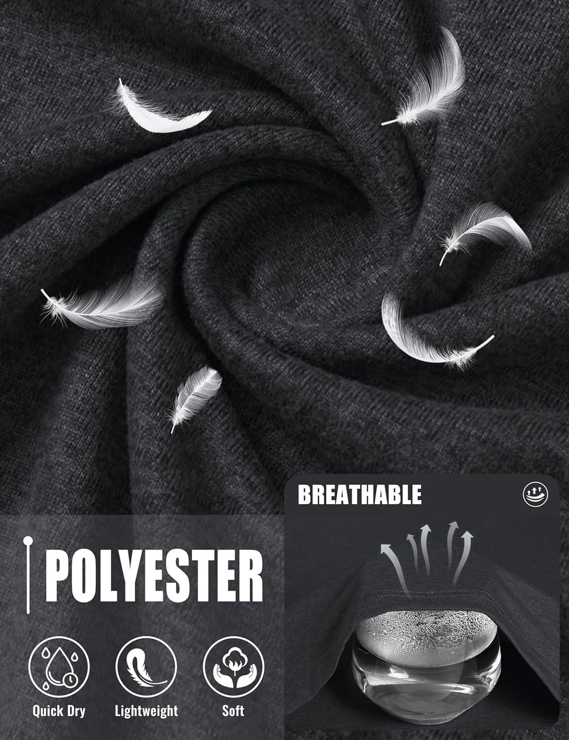 imageMAGCOMSEN Mens Dry Fit Workout Shirts Short Sleeve Tee Shirts Moisture Wicking Athletic Running Performence TshirtsBlack