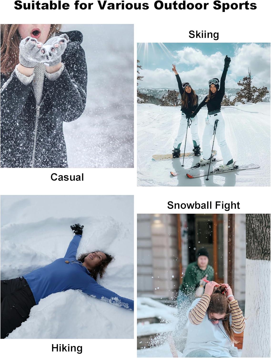 imageMAGCOMSEN Thermal Shirts for Women Mock Turtneck Long Sleeve Tops Fleece Pullover Workout Running Winter Base LayerBurgundy