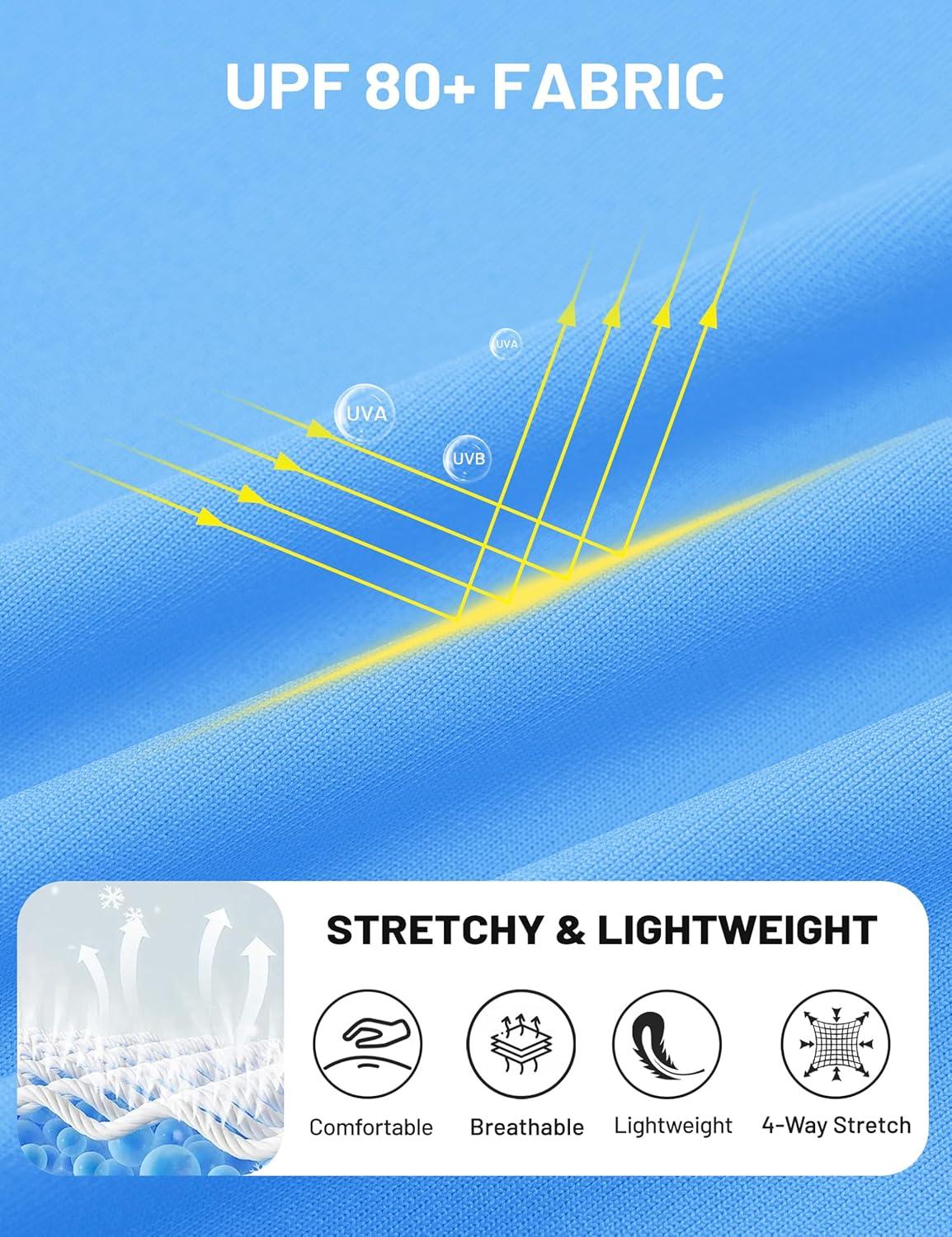 imageMAGCOMSEN Womens Athletic Racerback Tank Tops Quick Dry Racer Back Workout Tanks Moisture Wicking Upf50 Exercise ActiveSky Blue