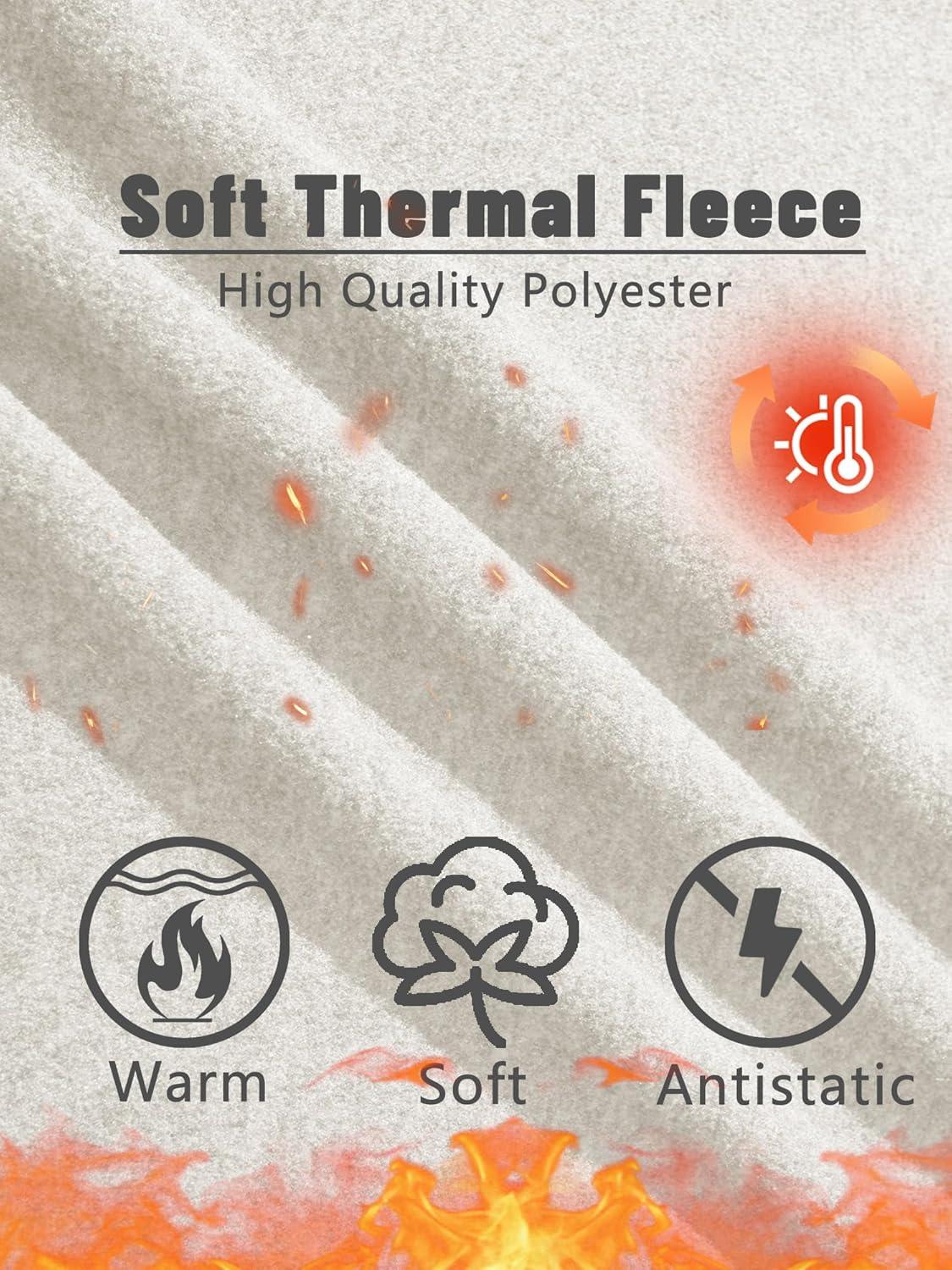 imageMAGCOMSEN Womens Fleece Jacket Zip Up Coat Lightweight Soft Warm Long Sleeve Jackets with Pockets for WinterAcream