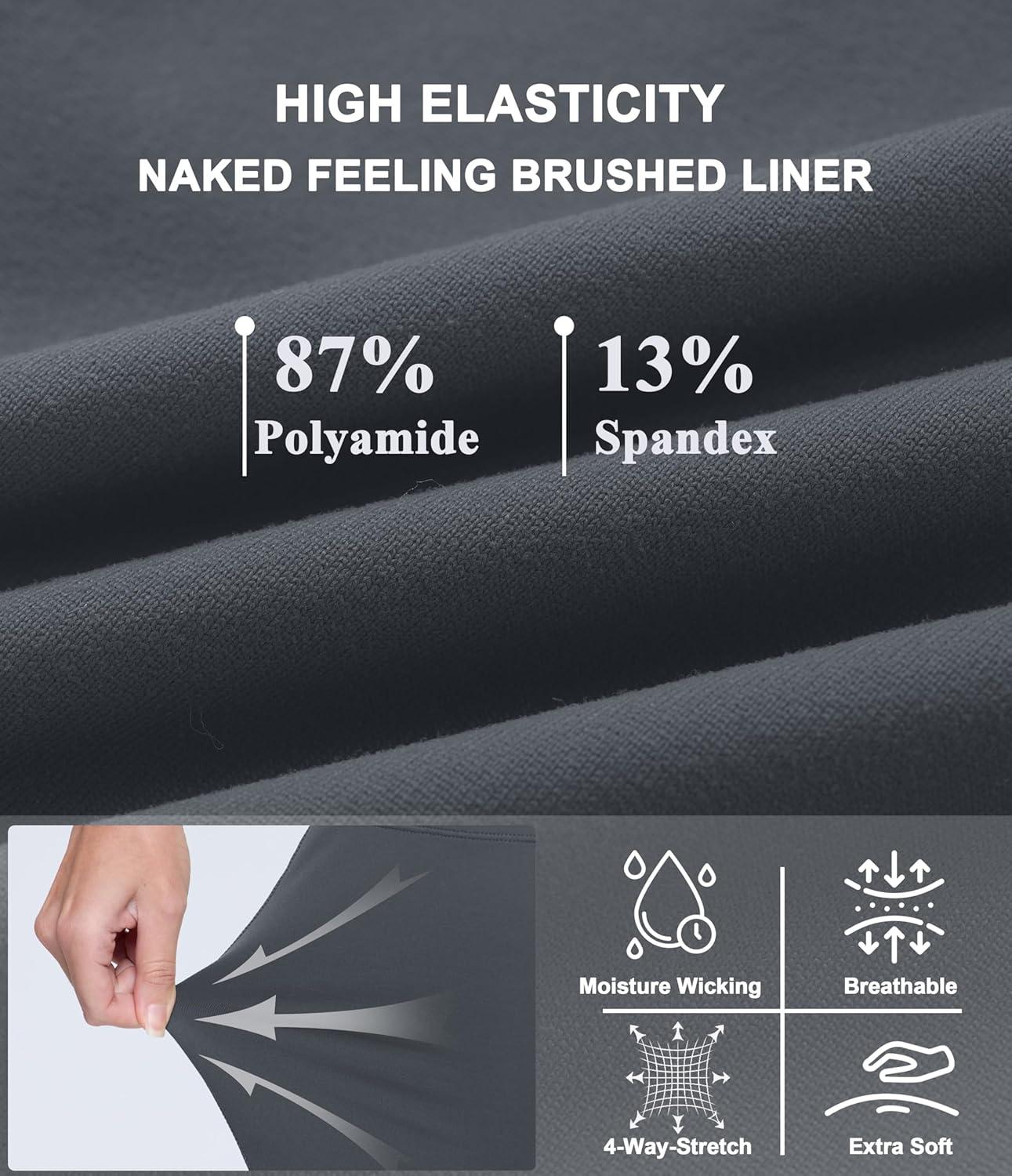 imageMAGCOMSEN Womens Joggers High Waisted Yoga Pants with Pockets Loose Leggings for Workout Athletic Lounge RunningDark Grey