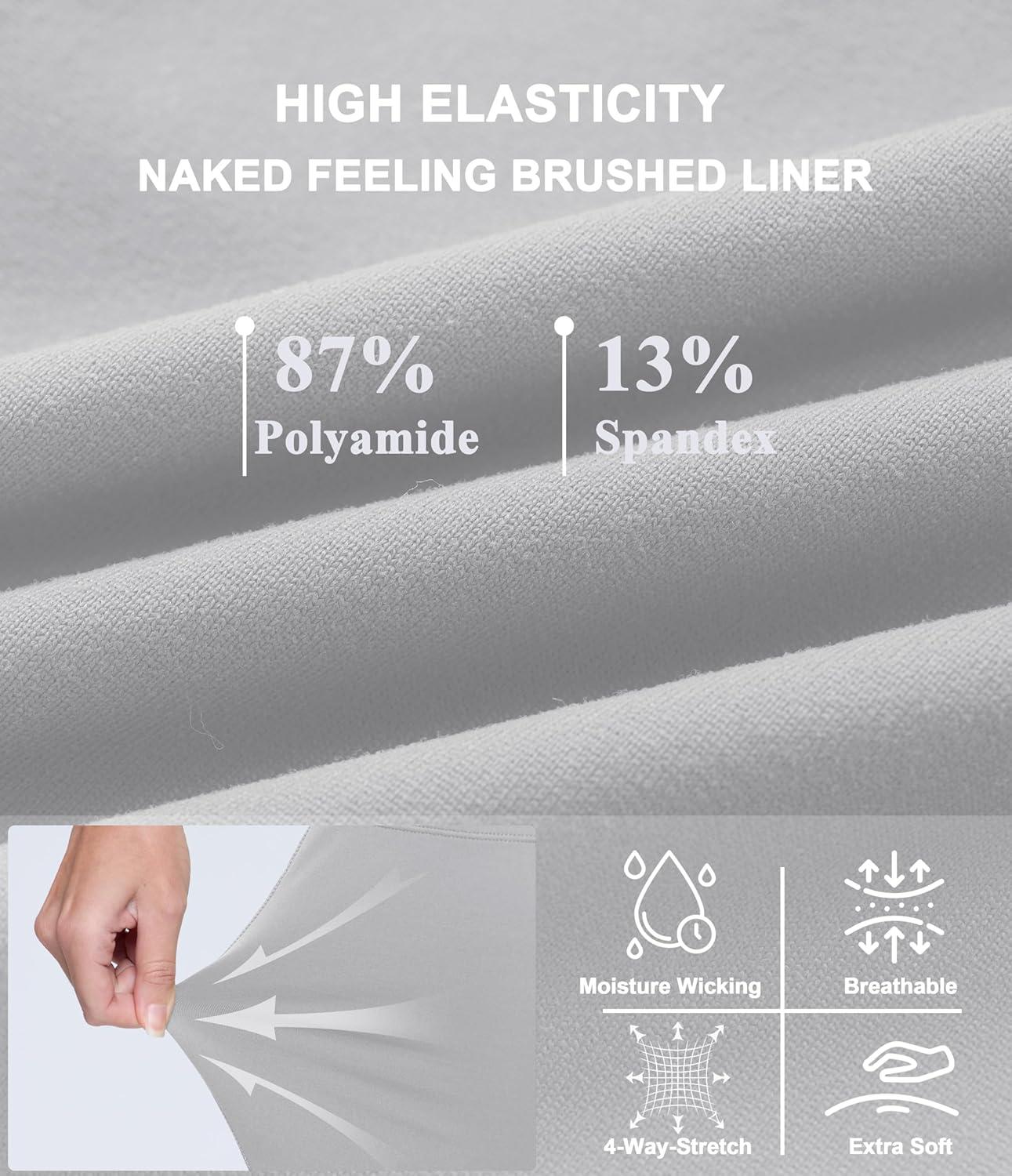 imageMAGCOMSEN Womens Joggers High Waisted Yoga Pants with Pockets Loose Leggings for Workout Athletic Lounge RunningLight Grey