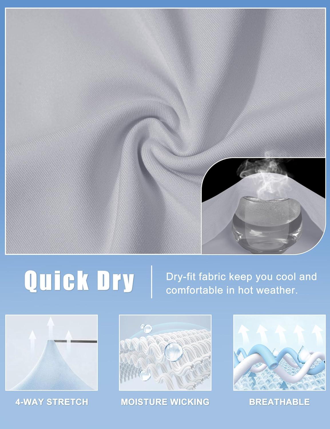 imageMAGCOMSEN Womens Polo Shirts Cotton Short Sleeve VNeck Collared Tops Golf Shirt Work Casual Summer TeeLight Grey