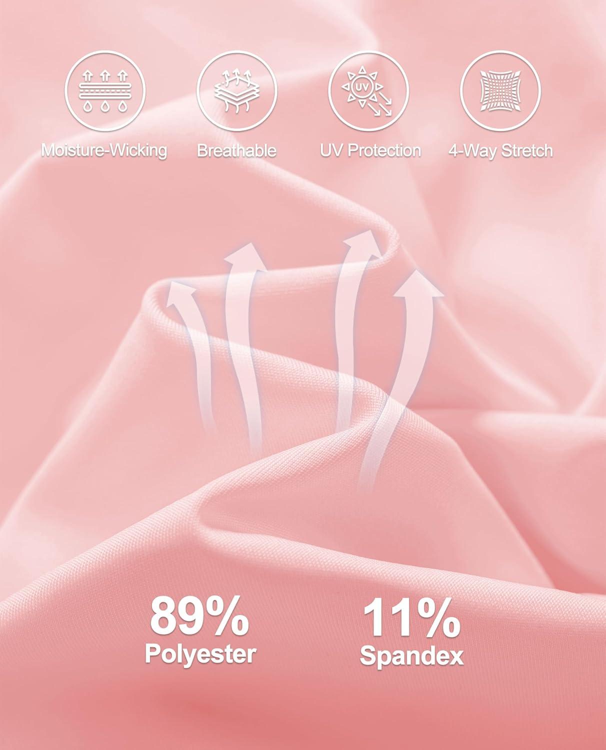 imageMAGCOMSEN Womens Sleeveless Golf Polo Shirts Collared Tank Tops UPF 50 VNeck Quick Dry Workout Athletic Tennis TopsLight Pink