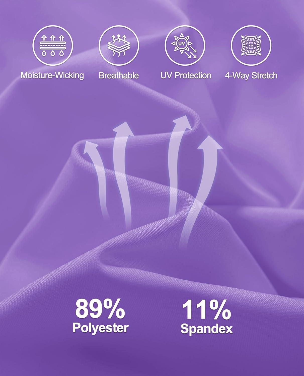 imageMAGCOMSEN Womens Sleeveless Golf Polo Shirts Collared Tank Tops UPF 50 VNeck Quick Dry Workout Athletic Tennis TopsLight Purple