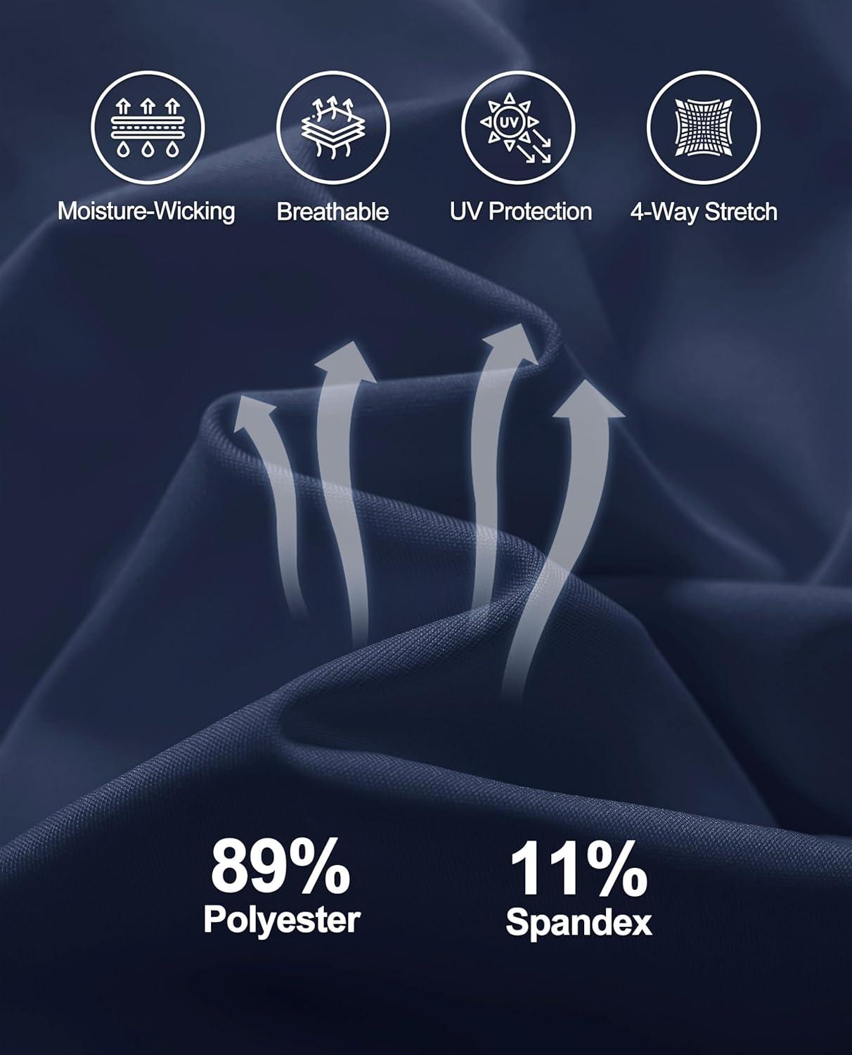 imageMAGCOMSEN Womens Sleeveless Golf Polo Shirts Collared Tank Tops UPF 50 VNeck Quick Dry Workout Athletic Tennis TopsNavy