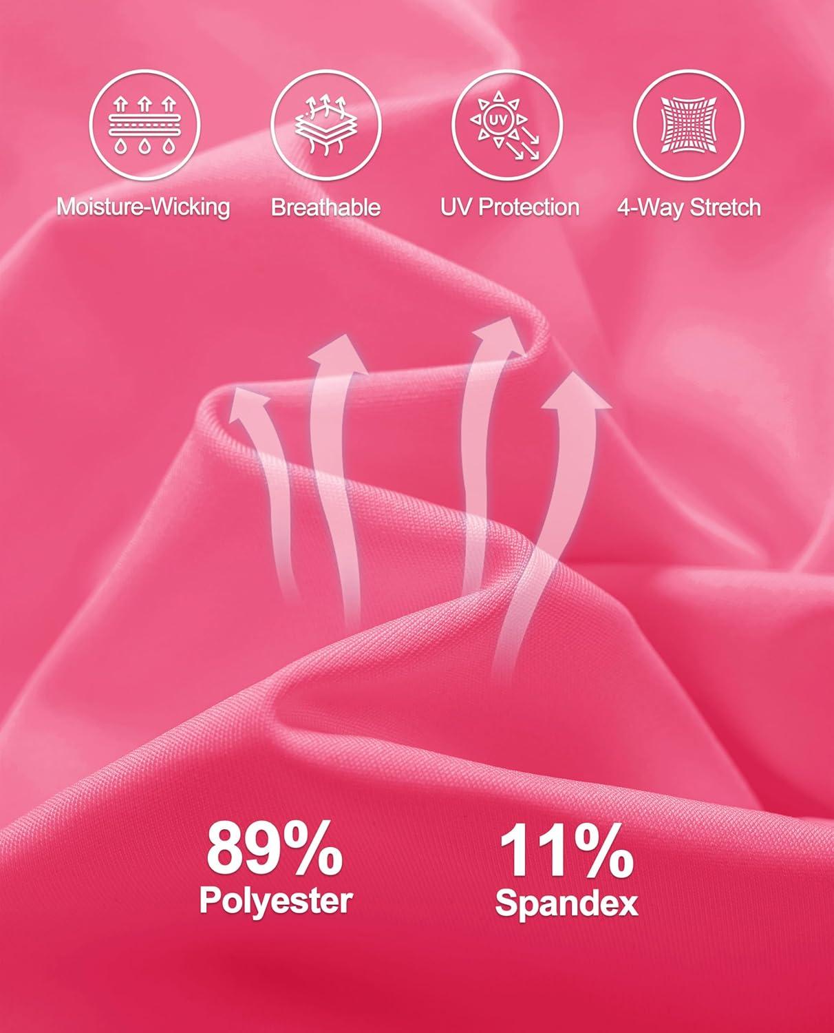 imageMAGCOMSEN Womens Sleeveless Golf Polo Shirts Collared Tank Tops UPF 50 VNeck Quick Dry Workout Athletic Tennis TopsRose Red