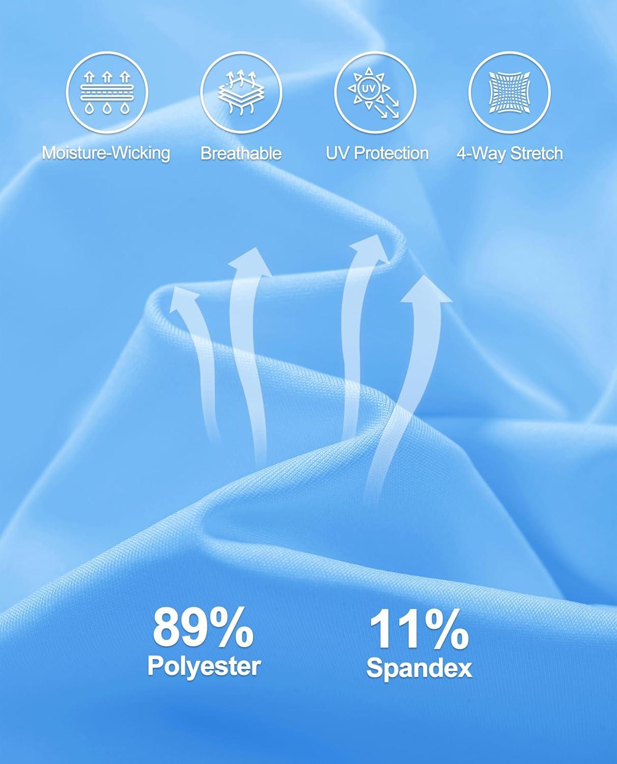 imageMAGCOMSEN Womens Sleeveless Golf Polo Shirts Collared Tank Tops UPF 50 VNeck Quick Dry Workout Athletic Tennis TopsWaterfall Blue