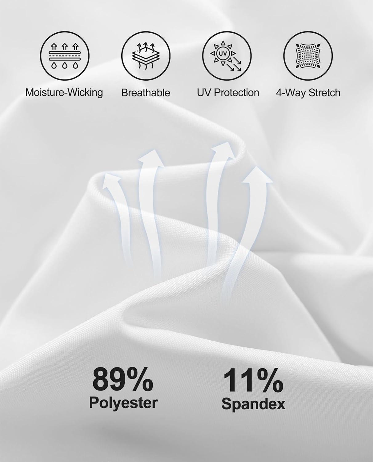 imageMAGCOMSEN Womens Sleeveless Golf Polo Shirts Collared Tank Tops UPF 50 VNeck Quick Dry Workout Athletic Tennis TopsWhite