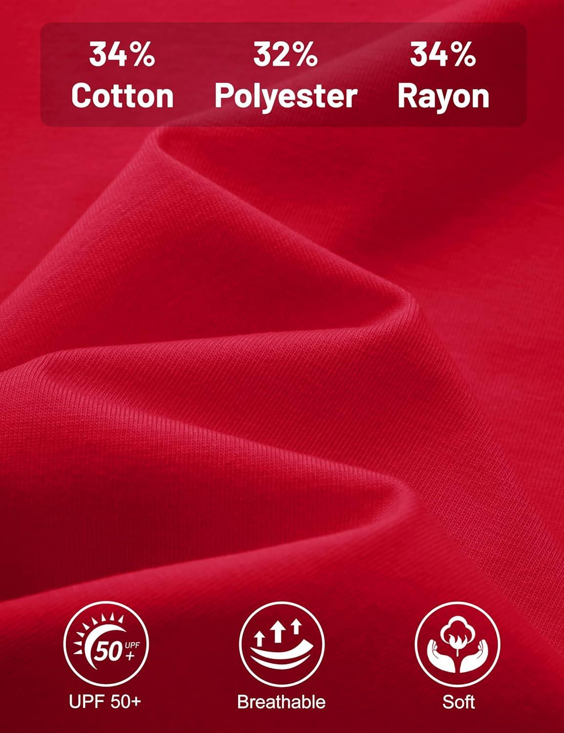 imageMAGCOMSEN Womens Tank Tops Loose Fit Sleeveless Top Casual Scoop Neck Tunic Shirts Summer UPF 50 Basic TshirtRed